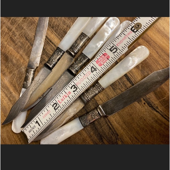 Landers Frary & Clark Aetna Works Fruit Knives 6” Set of 7 - Picture 11 of 11